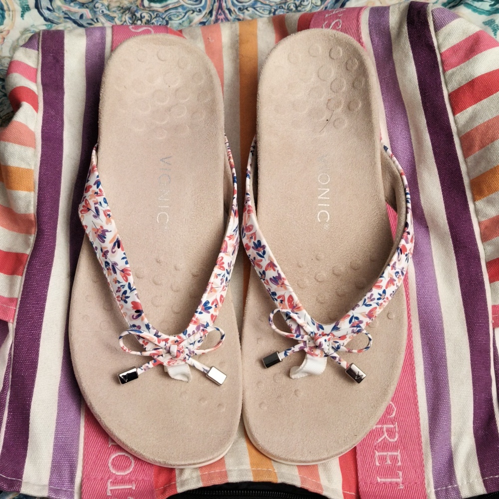 Vionic Bella Sandal Flipflops Comfortable Orthoti… - image 1